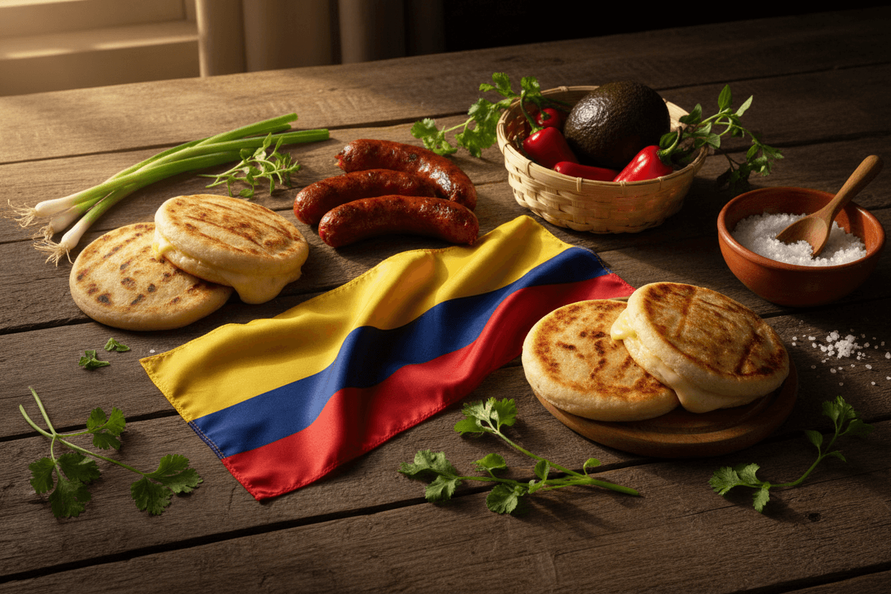 Colombian ingredients and cultural elements