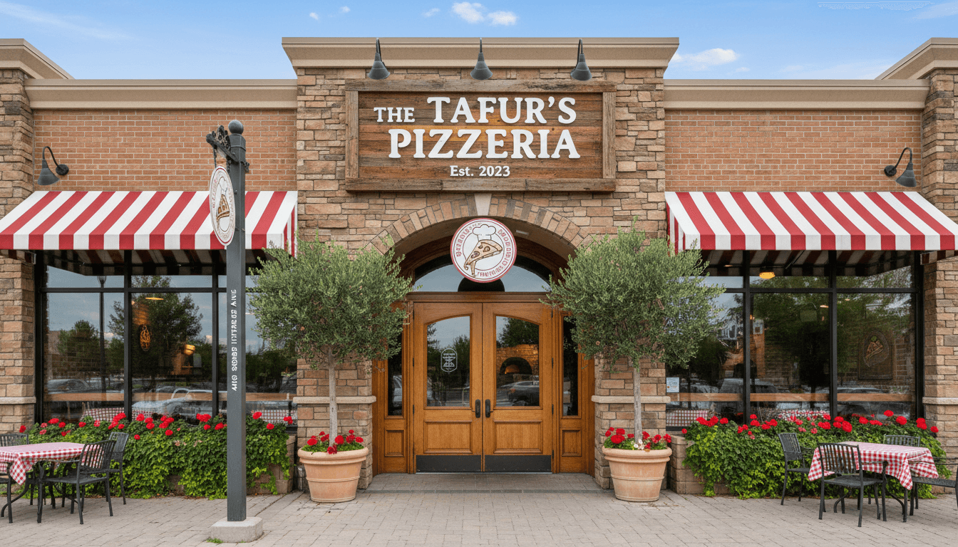 The Tafur's Pizzeria storefront